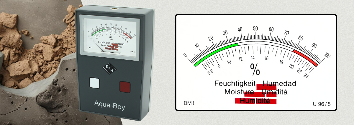 BM I Feuchtigkeitsmessgerät für Baustoffe